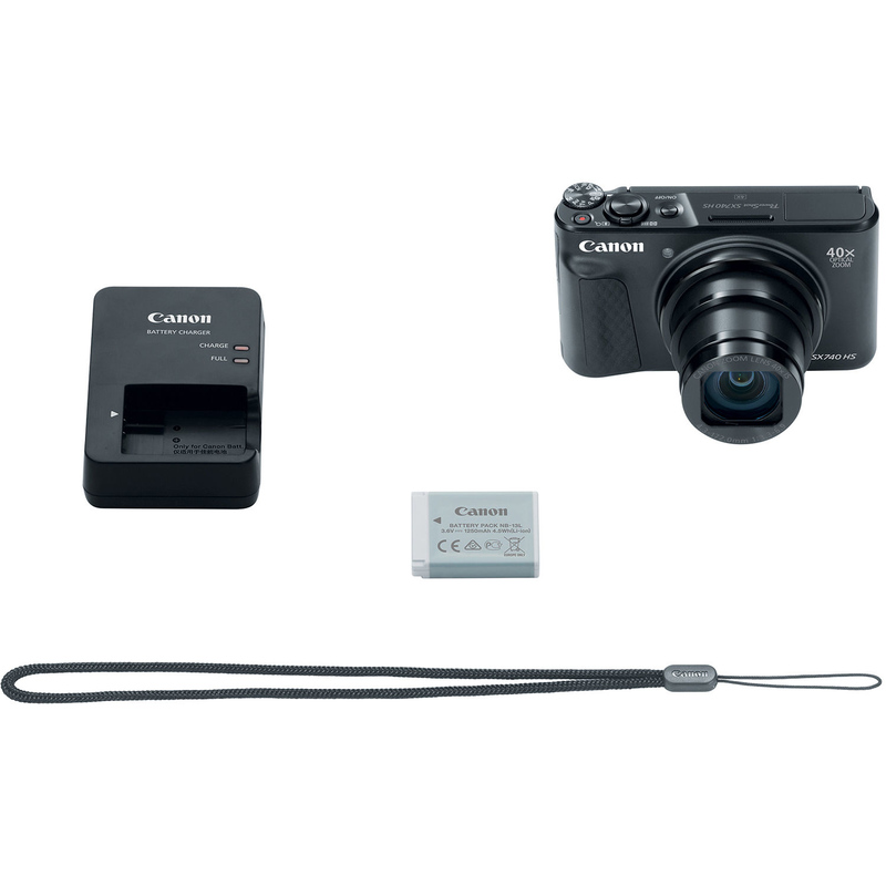 Canon PowerShot SX740 HS Digital Camera (Black)  